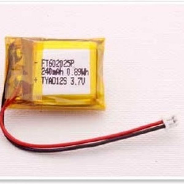 Pin sạc lithium polymer 602025 3.7V-240mAh