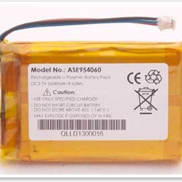 Pin sạc lithium polymer 954060 3.7V-2600mAh